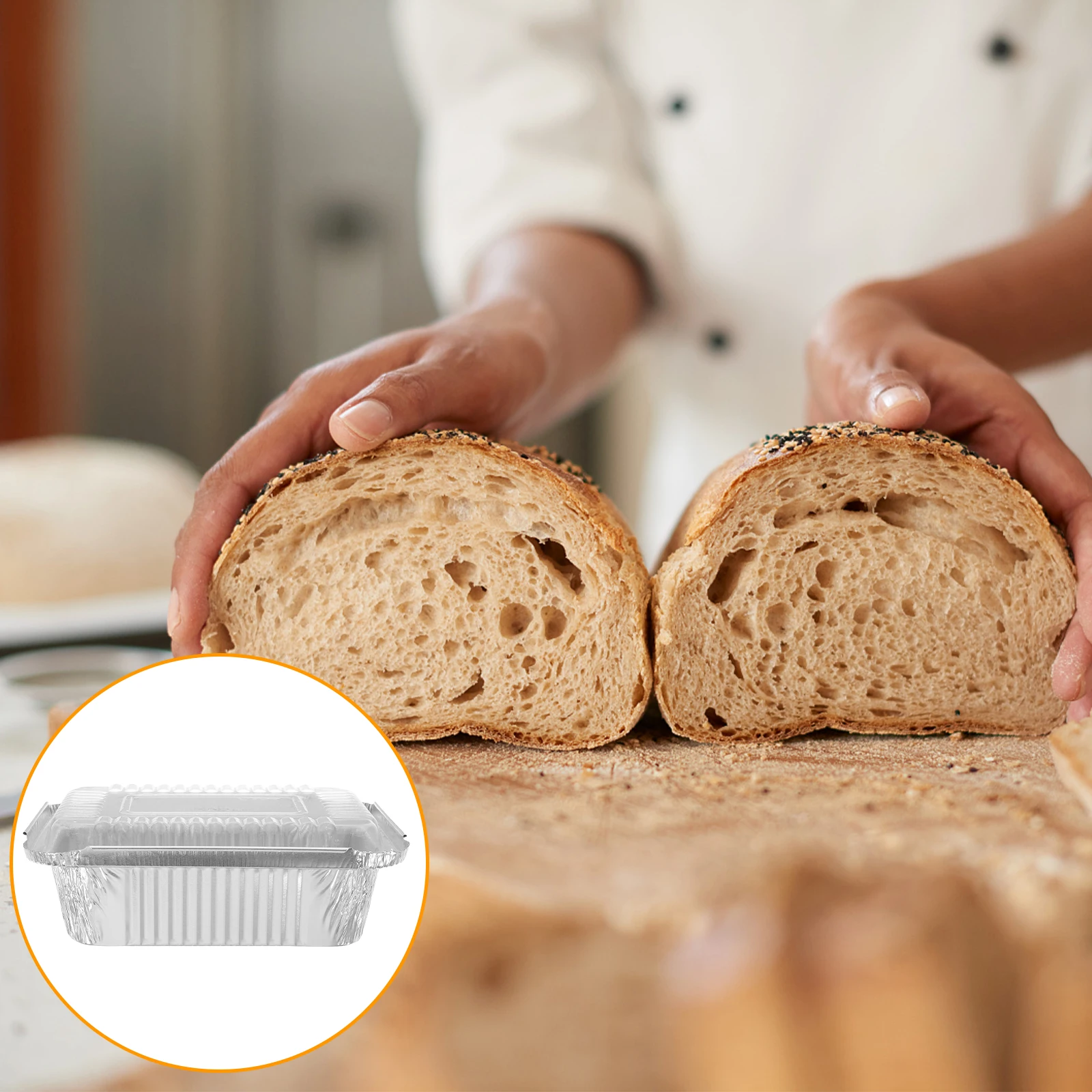 20 Pcs Rectangular Takeout Boxes Aluminum Foil Containers Disposable Baking Pan Air Fryer Food Small Size Single Use Kitchen
20 Pcs Rectangular Takeout Boxes Aluminum Foil Containers Disposable Baking Pan Air Fryer Food Small Size Single Use Kitchen