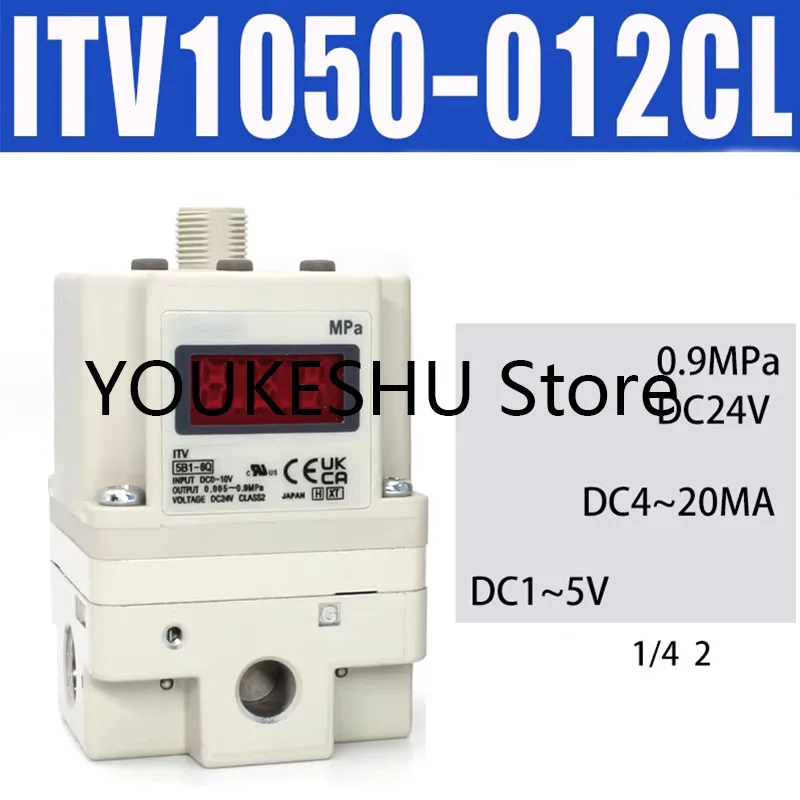 New original electrical proportional valve ITV1050-012CL With C bracket and data cable
New original electrical proportional valve ITV1050-012CL With C bracket and data cable