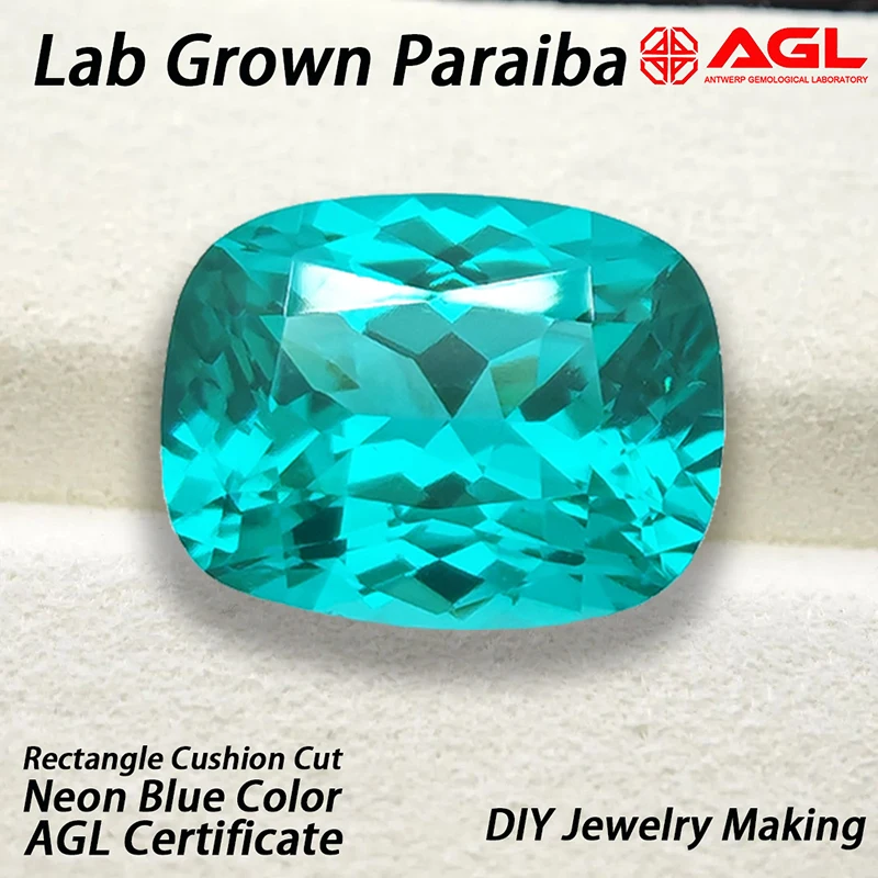 Lab Grown Paraiba Rectangle Cushion Cut Neon Blue Color for DIY Jewelry Making Inlay Ring Necklace Selectable AGL Certificate
Lab Grown Paraiba Rectangle Cushion Cut Neon Blue Color for DIY Jewelry Making Inlay Ring Necklace Selectable AGL Certificate