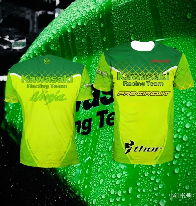 25 Kawasaki, летняя спортивная футболка на открытом воздухе, популярная быстросохнущая дышащая мотоциклетная футболка, тонкая удобная футболка для мотоциклетного спорта
25 Kawasaki, летняя спортивная футболка на открытом воздухе, популярная быстросохнущая дышащая мотоциклетная футболка, тонкая удобная футболка для мотоциклетного спорта