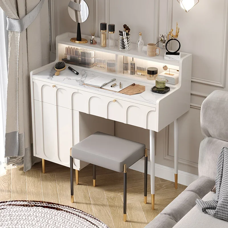 Bedroom Modern Minimalist Makeup Table Storage Cabinet Integrated Desk French New
Bedroom Modern Minimalist Makeup Table Storage Cabinet Integrated Desk French New