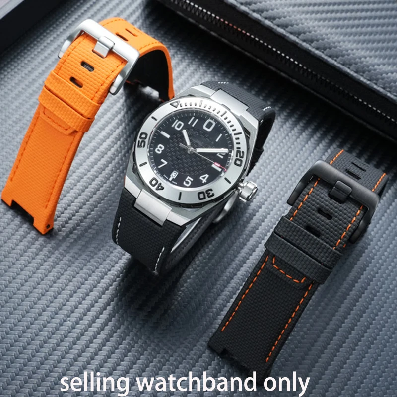 Canvas+Fluororubber Bottom Wristband for Hamilton Devil's Fish Series H78716333 78716983 Genuine Leather Watch Strap 26mm
Canvas+Fluororubber Bottom Wristband for Hamilton Devil's Fish Series H78716333 78716983 Genuine Leather Watch Strap 26mm
