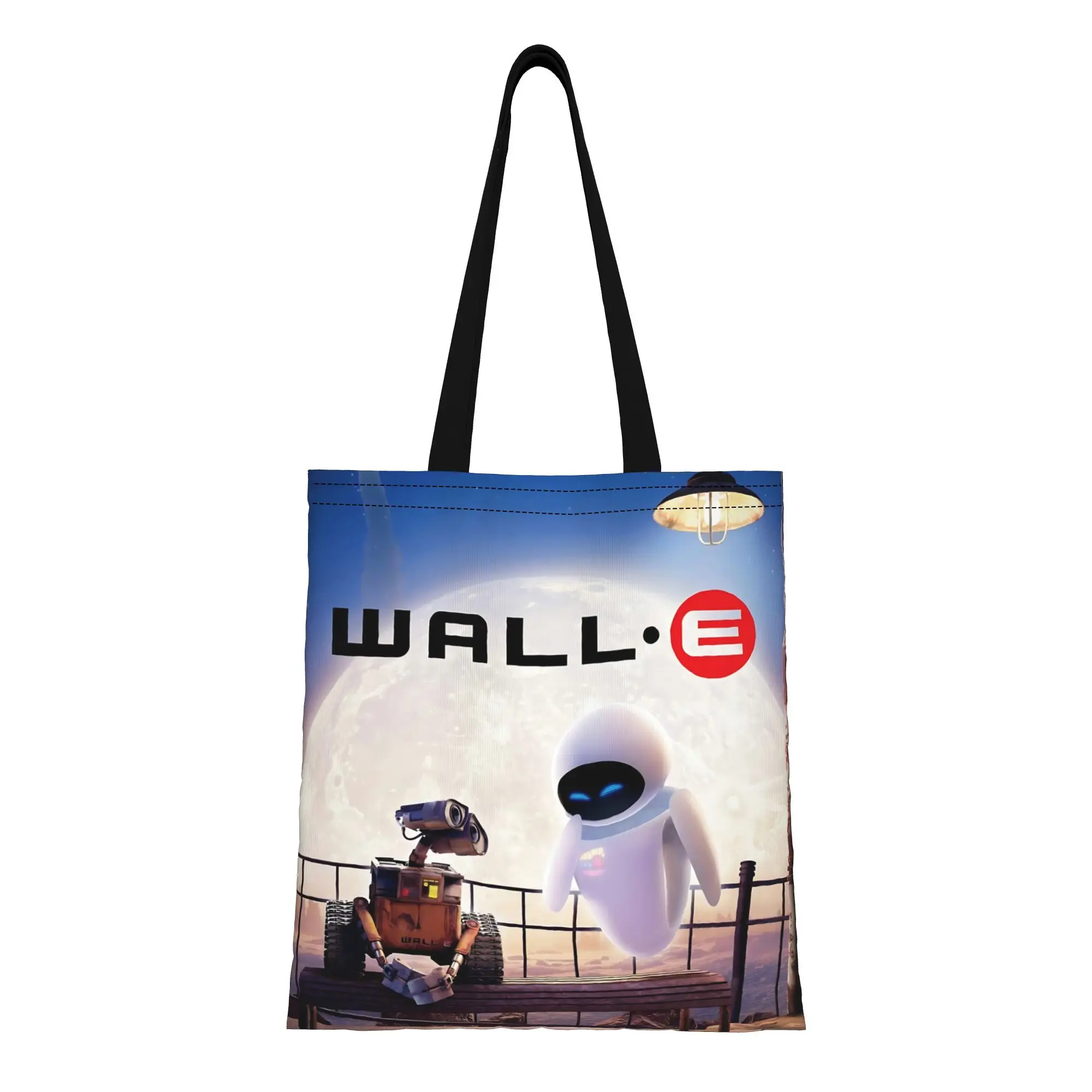 Холщовая сумка-тоут WALL E and EVE WALL·E, 1 шт., идеально подходит для покупок и личного использования, отличный подарок.
Холщовая сумка-тоут WALL E and EVE WALL·E, 1 шт., идеально подходит для покупок и личного использования, отличный подарок.