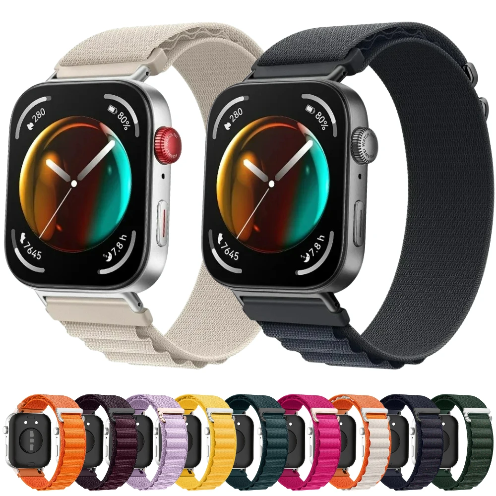 Alpine Loop Band for Huawei Watch Fit 3 Strap Nylon Breathable Replaceable Wristband for Huawei Watch Fit 3 Sport Watchband
Alpine Loop Band for Huawei Watch Fit 3 Strap Nylon Breathable Replaceable Wristband for Huawei Watch Fit 3 Sport Watchband