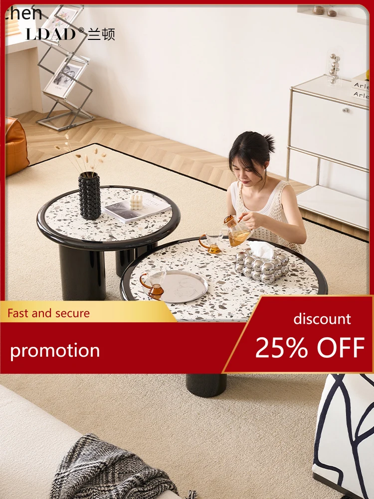 YFY Marble round Tea Table Combination Small Apartment Living Room Sitting Floor Short Table
YFY Marble round Tea Table Combination Small Apartment Living Room Sitting Floor Short Table