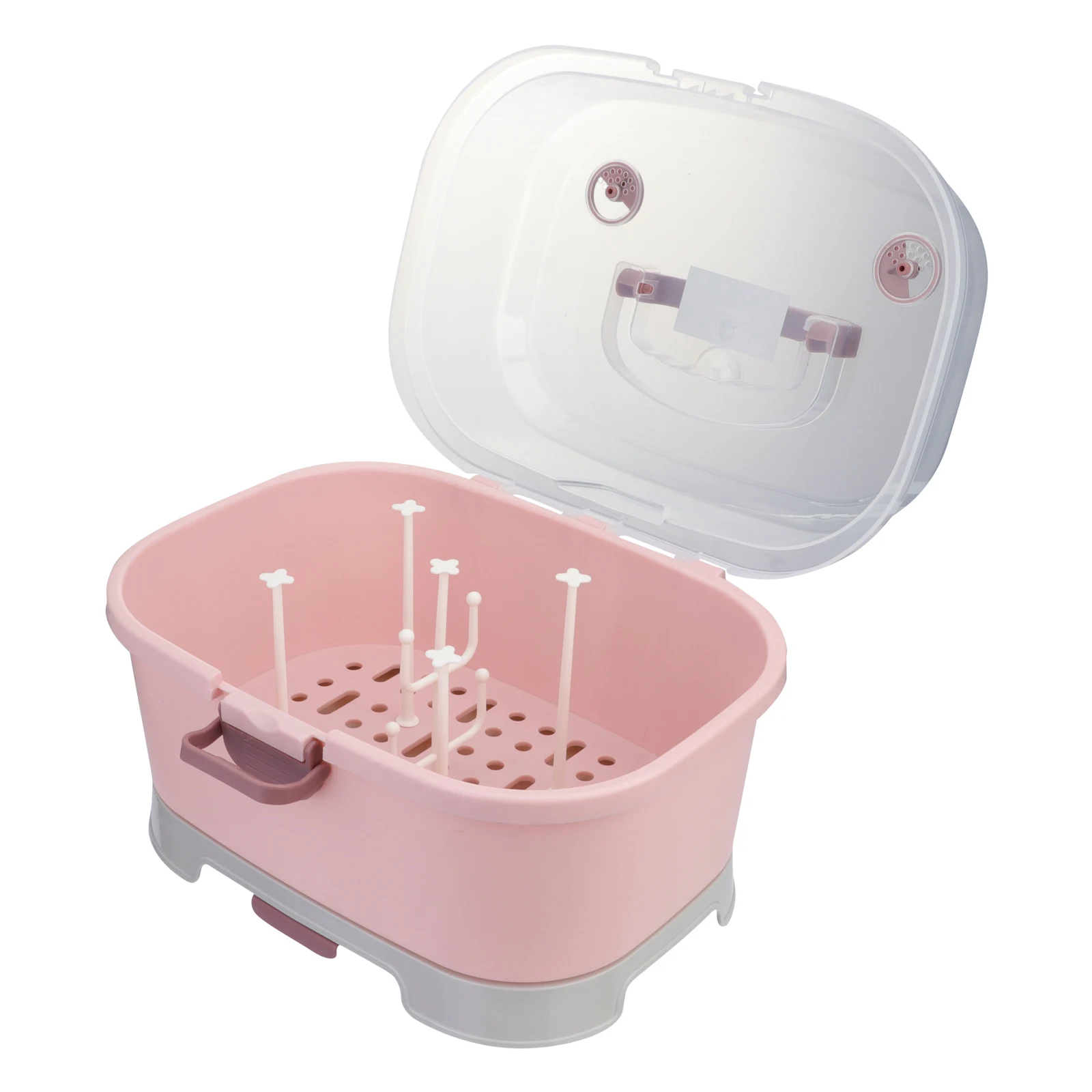 Baby Bottle Storage Box Portable Drying Rack Case for Milk Powder Cans Pacifiers Toys Sealed Dust Proof Travel Home Use Baby
Baby Bottle Storage Box Portable Drying Rack Case for Milk Powder Cans Pacifiers Toys Sealed Dust Proof Travel Home Use Baby