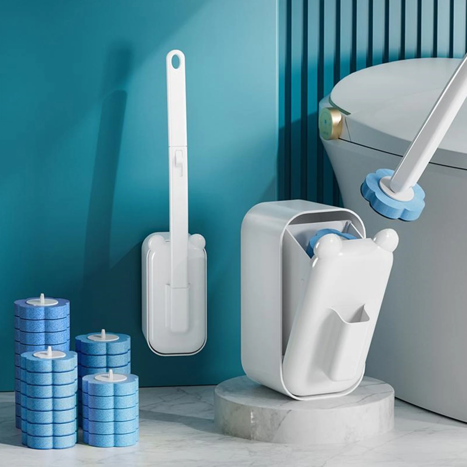Wall Mounted Toilet Brush with 36 Refill Heads and Holder Wall-Mount Scrubbing Toilet Brush for Wash Basins Mirrors Glass
Wall Mounted Toilet Brush with 36 Refill Heads and Holder Wall-Mount Scrubbing Toilet Brush for Wash Basins Mirrors Glass