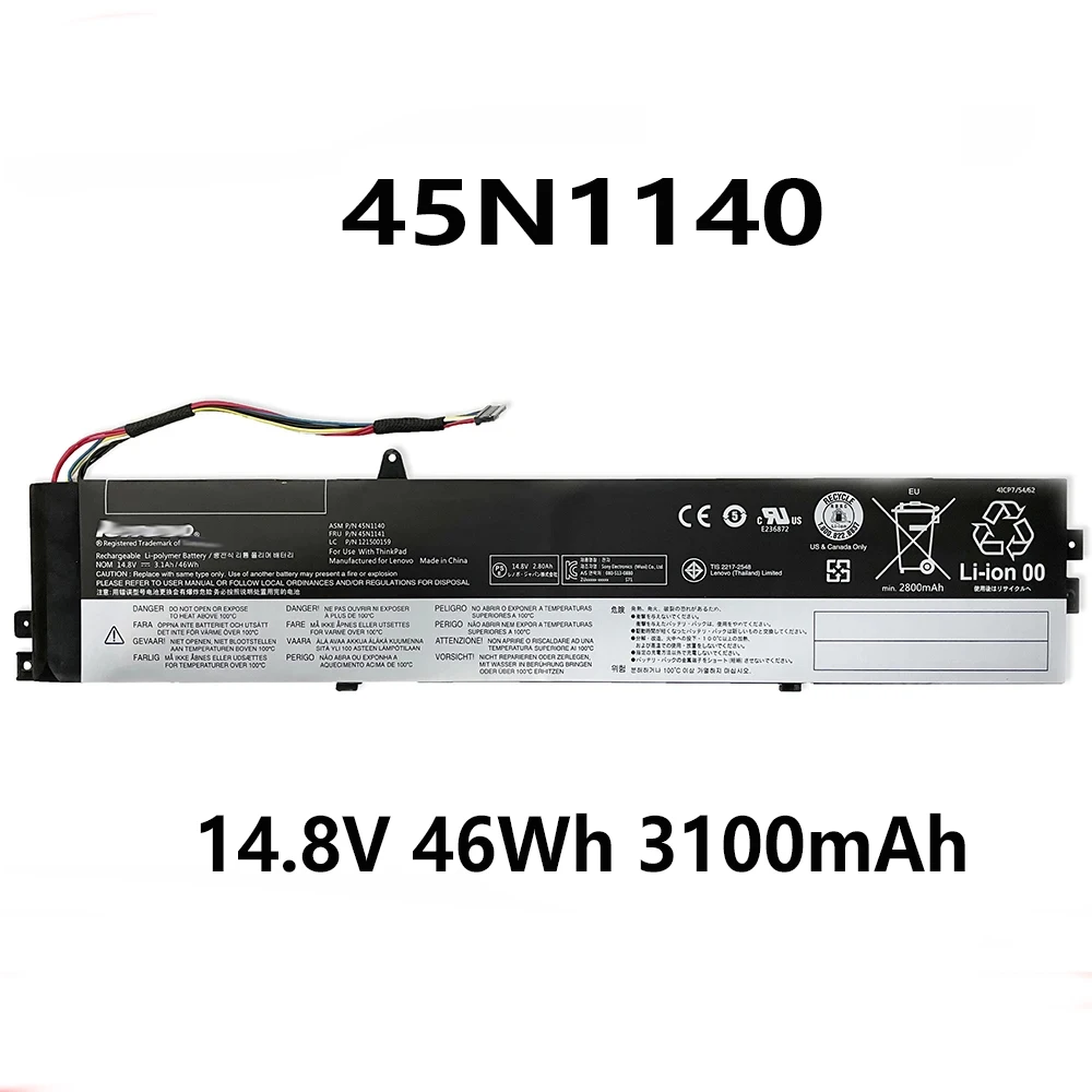 45N1140 45N1138 45N1139 14,8 В 46 Втч 3100 мАч Аккумулятор для ноутбука Lenovo ThinkPad S440 S431 S3 S5 V4400u Series
45N1140 45N1138 45N1139 14,8 В 46 Втч 3100 мАч Аккумулятор для ноутбука Lenovo ThinkPad S440 S431 S3 S5 V4400u Series