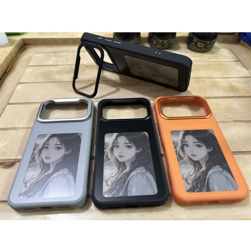 4-inch HD NFC E-ink Screen Phone Case with Bracket Magnetic Intelligent Phone Protector Covers for iPhone 17 Pro Max 17 Pro 17
4-inch HD NFC E-ink Screen Phone Case with Bracket Magnetic Intelligent Phone Protector Covers for iPhone 17 Pro Max 17 Pro 17