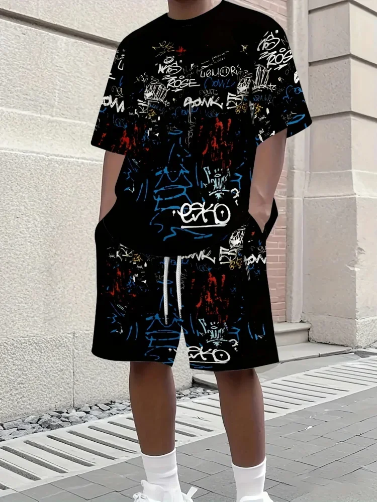 Outdoor Leisure 3D Printed Creative Graffiti Quick-drying Breathable Sport Men XXS-5XL Round Neck Short-sleeved Set
Outdoor Leisure 3D Printed Creative Graffiti Quick-drying Breathable Sport Men XXS-5XL Round Neck Short-sleeved Set