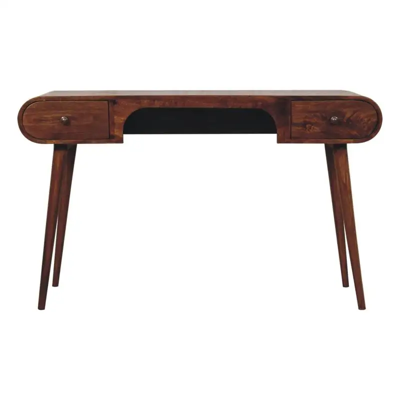 Chestnut Writing Desk with London Arch Design - Solid Wood Construction, Stylish & Durable Home Office Furniture
Chestnut Writing Desk with London Arch Design - Solid Wood Construction, Stylish & Durable Home Office Furniture