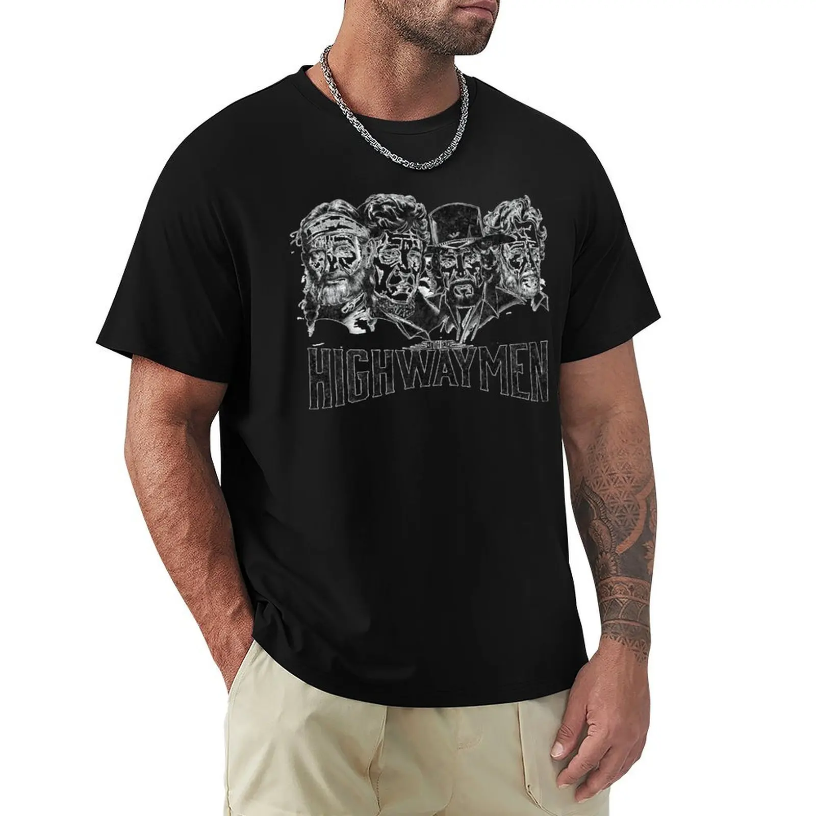 The Highwaymen Band T-Shirt summer top blue lock affliction shirts anime clothes Men's t-shirt
The Highwaymen Band T-Shirt summer top blue lock affliction shirts anime clothes Men's t-shirt