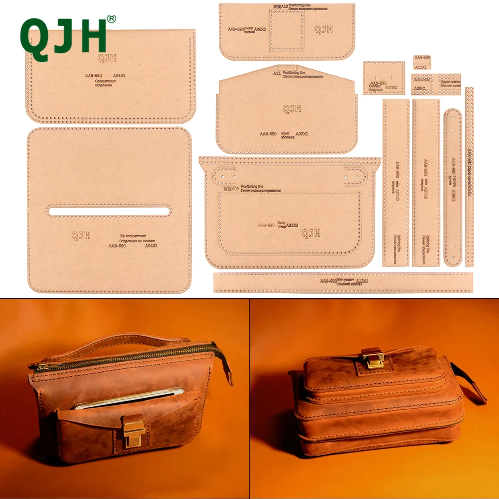Men's Handbag Business Bag Kraft Paper Version Drawing Pattern DIY Leather Craft Acrylic Template Handbag Cutting Pattern
Men's Handbag Business Bag Kraft Paper Version Drawing Pattern DIY Leather Craft Acrylic Template Handbag Cutting Pattern