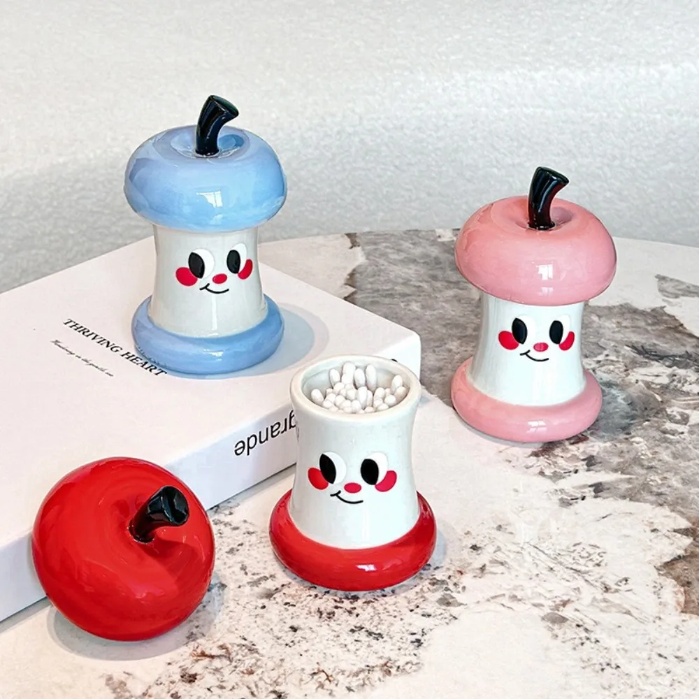 High-Value Ornament Ceramic Toothpick Box Light Luxury Cartoon Dental Floss Storage Box Elegant Mini Cotton Swab Tube Bathroom
High-Value Ornament Ceramic Toothpick Box Light Luxury Cartoon Dental Floss Storage Box Elegant Mini Cotton Swab Tube Bathroom
