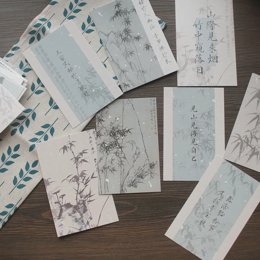 15pcs Bamboo In The Snow Painting Design As Post Card Gift Greeting Gift Card Party Invitation Scrapbooking Use
15pcs Bamboo In The Snow Painting Design As Post Card Gift Greeting Gift Card Party Invitation Scrapbooking Use