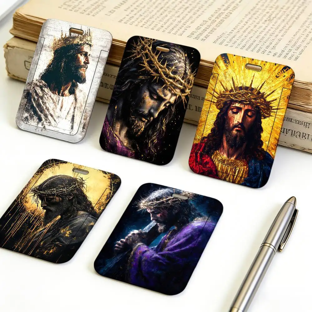 Прочный пластиковый чехол для карт F-Faith J-Jesus с мягким шейным ремешком, легкий держатель для рабочего пропуска, бейдж, именной бейдж для офиса
Прочный пластиковый чехол для карт F-Faith J-Jesus с мягким шейным ремешком, легкий держатель для рабочего пропуска, бейдж, именной бейдж для офиса