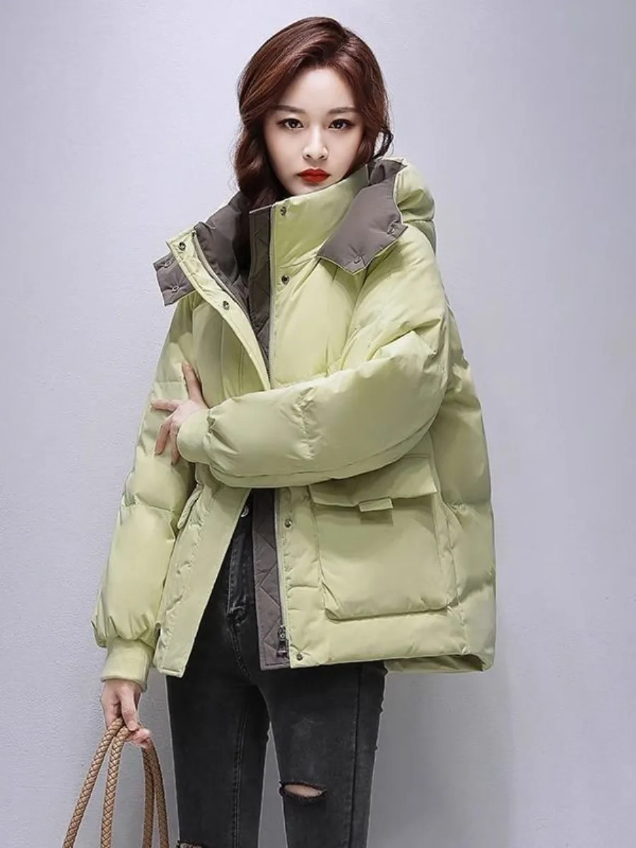 Winter Short Casual Women's down Jacket plus Size Versatile Two-Piece Set Slimming Fashionable Compact Leisure Clothing
Winter Short Casual Women's down Jacket plus Size Versatile Two-Piece Set Slimming Fashionable Compact Leisure Clothing