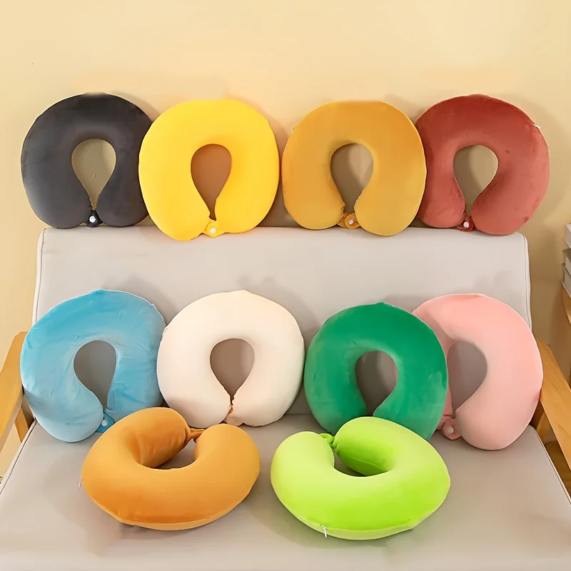1PC Random Color U-shaped Pillow, Memory Foam Neck Protection Pillow, Elastic Travel Car Neck Pillow
1PC Random Color U-shaped Pillow, Memory Foam Neck Protection Pillow, Elastic Travel Car Neck Pillow