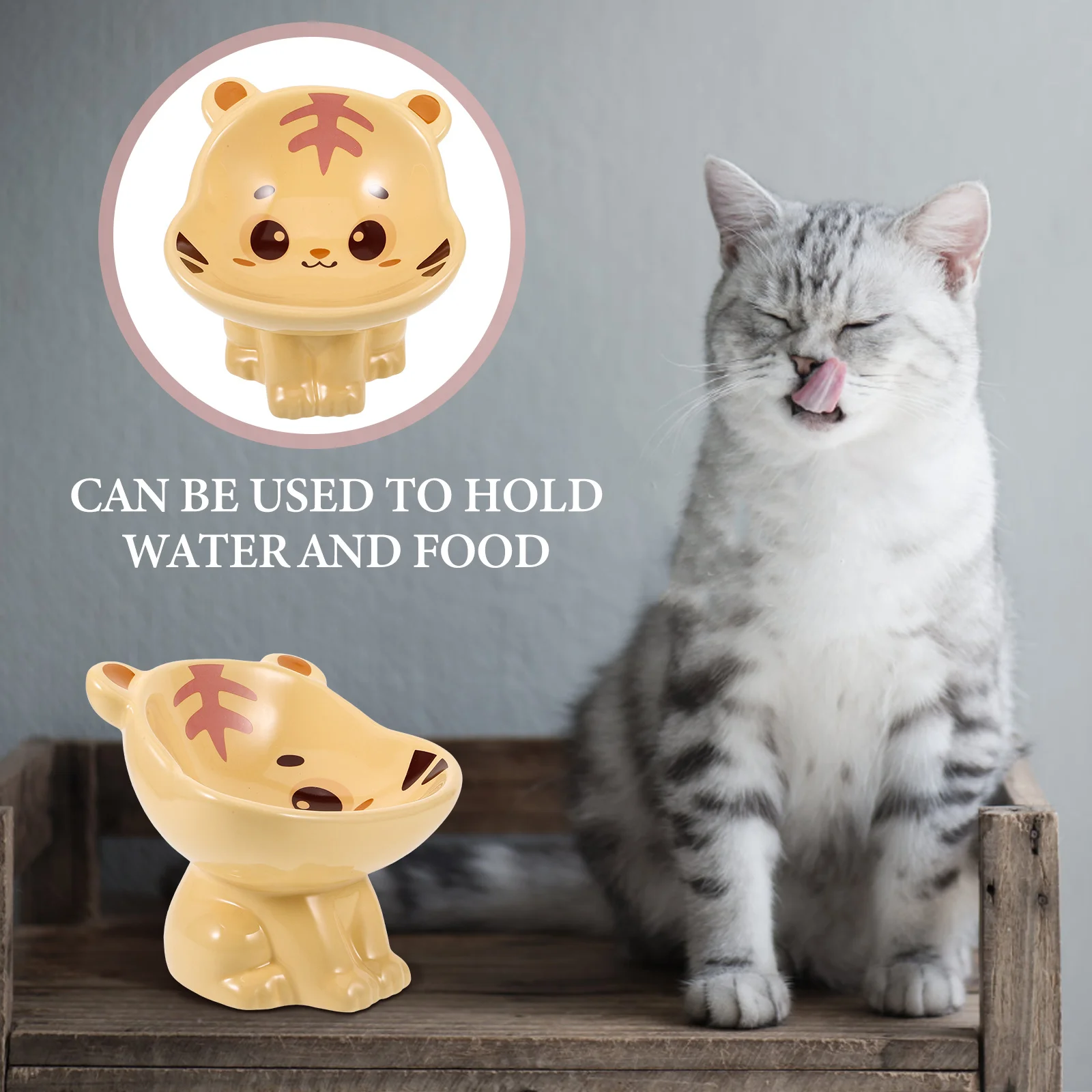 Ergonomic Cat Bowl Elevated Ceramic Design Smooth Surface Stable Base Easy Clean Prevent Overfeeding Pet Food Water
Ergonomic Cat Bowl Elevated Ceramic Design Smooth Surface Stable Base Easy Clean Prevent Overfeeding Pet Food Water