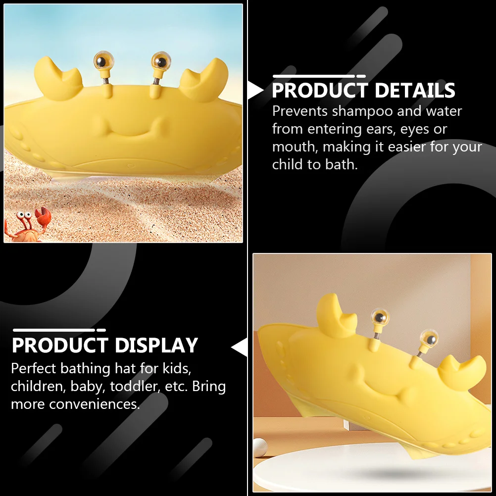 Cartoon Crab Shampoo Shower Hat Baby Bath Hair Washing Cap Toddler Ear Protector Cute Waterproof Cap Shampoo Hat
Cartoon Crab Shampoo Shower Hat Baby Bath Hair Washing Cap Toddler Ear Protector Cute Waterproof Cap Shampoo Hat