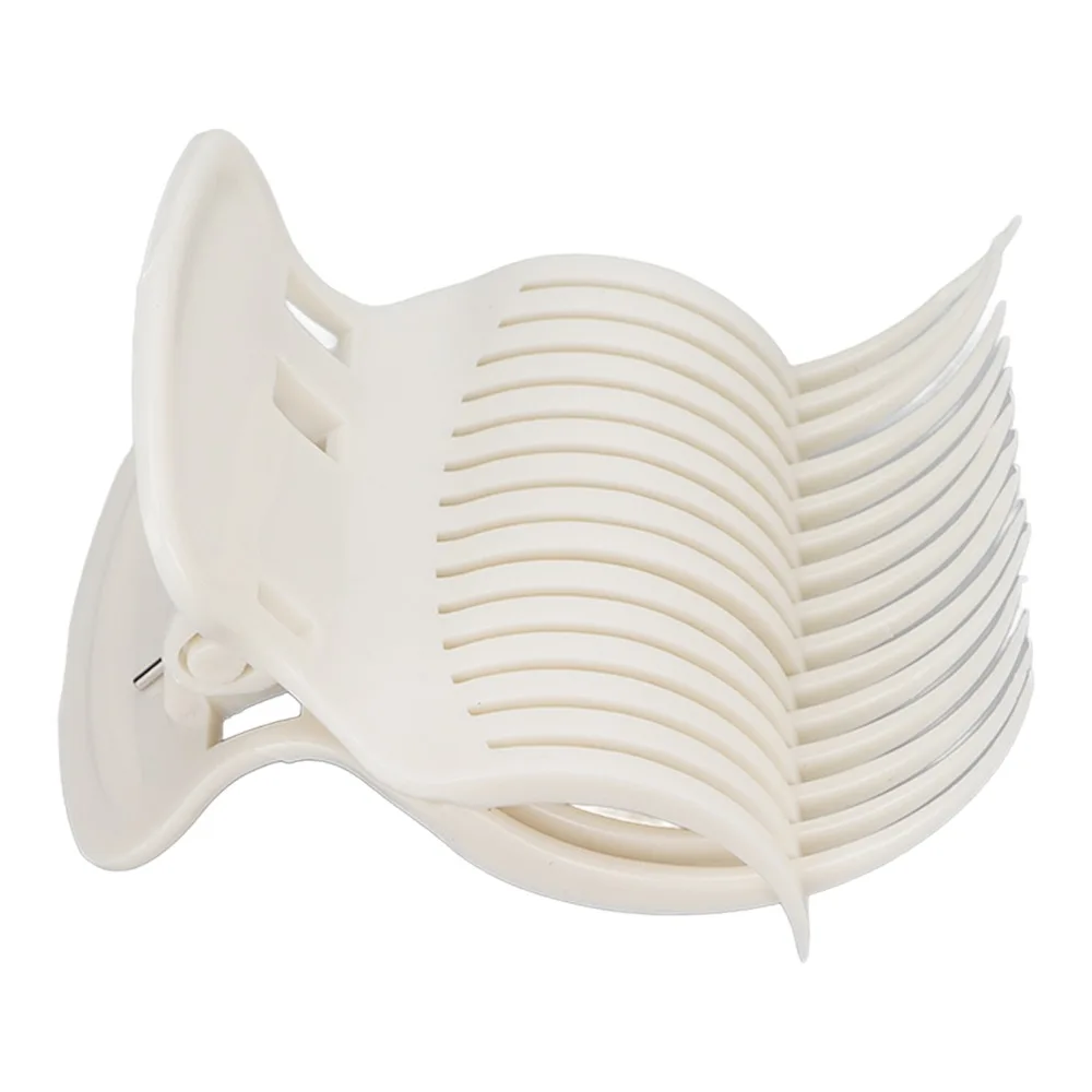 12pcs White Color Hot Roller Clip Strong Hold Portable Design Replacement Hair Curler Clips Stylish Look Heat Insulation
12pcs White Color Hot Roller Clip Strong Hold Portable Design Replacement Hair Curler Clips Stylish Look Heat Insulation