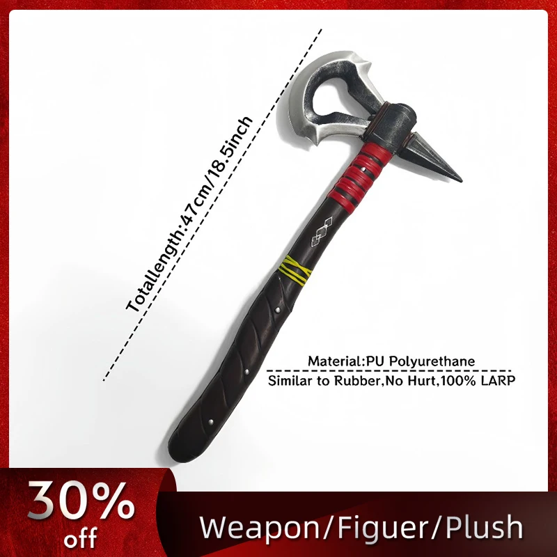 47cm/18.5in Connor's Battle Axe PU Light Katana Model Props Game Weapons Peripherals Creativity Cosplay Ornaments Toy Decoration
47cm/18.5in Connor's Battle Axe PU Light Katana Model Props Game Weapons Peripherals Creativity Cosplay Ornaments Toy Decoration