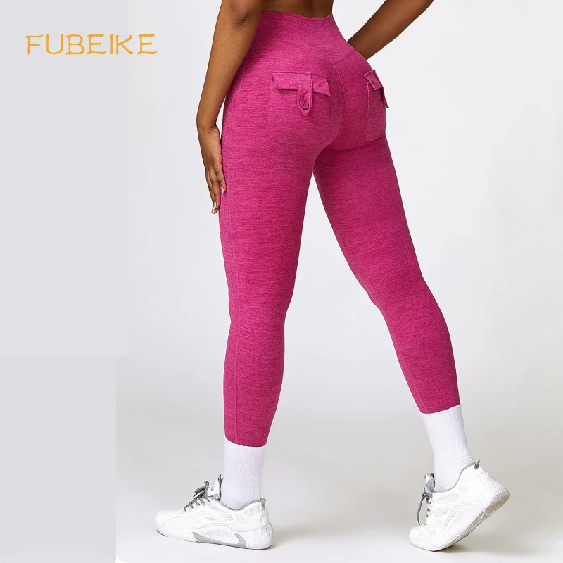 FUBEIKE High Waist Yoga Pants Fashion Back Pocket Women Hip Raise Tights Gym Slim Women's Leg Warmers Winter Sports Leggings
FUBEIKE High Waist Yoga Pants Fashion Back Pocket Women Hip Raise Tights Gym Slim Women's Leg Warmers Winter Sports Leggings