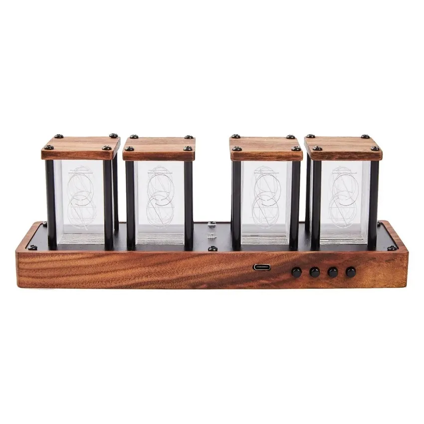 RGB Nixie Tube Clock Colorful LED Digital Table Clock USB Powered Large Display Clock for Bedroom Desk Home Decoration Gifts
RGB Nixie Tube Clock Colorful LED Digital Table Clock USB Powered Large Display Clock for Bedroom Desk Home Decoration Gifts