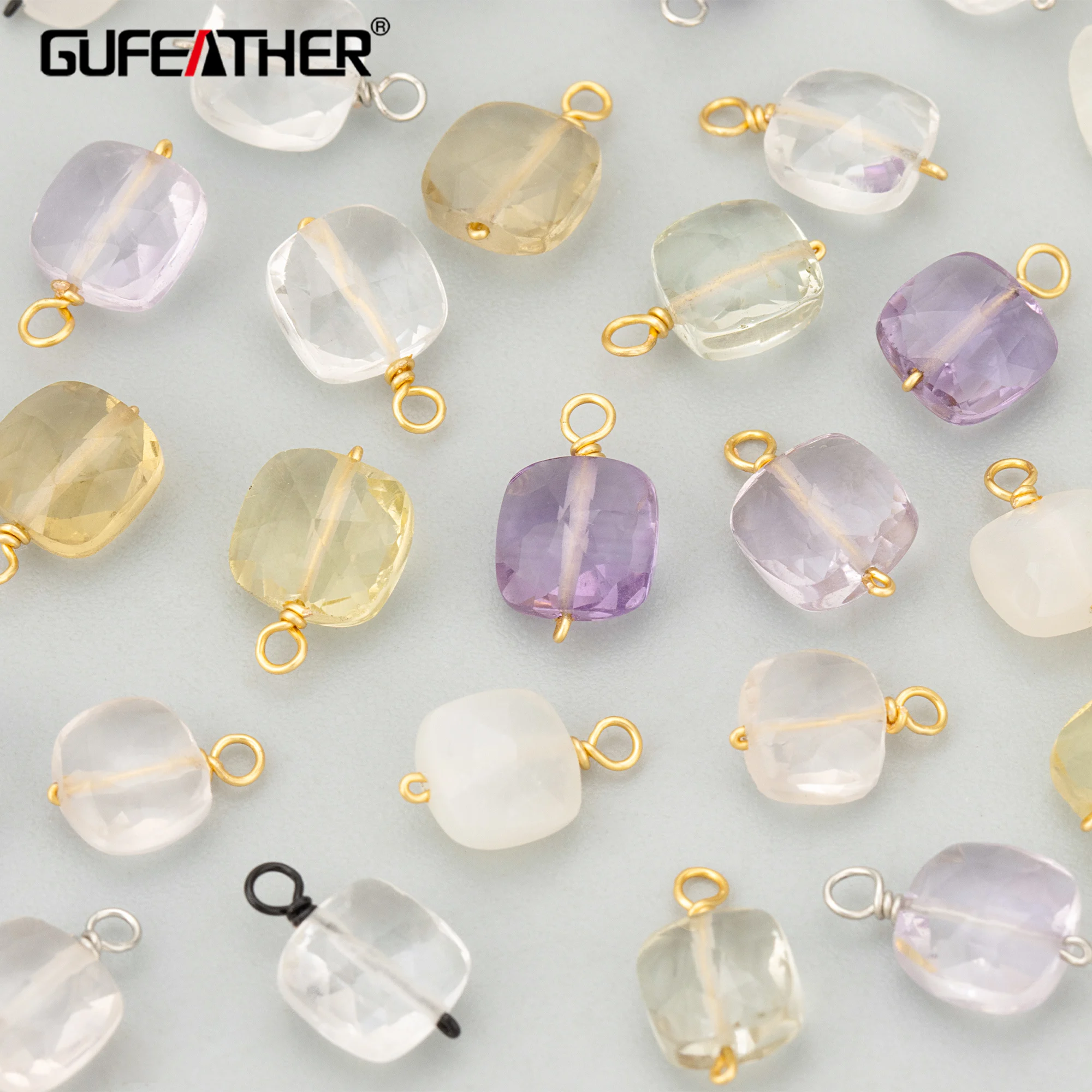 GUFEATHER MF84, ювелирные аксессуары, 18-каратное золото с родиевым покрытием, медь, натуральный кристалл, ручная работа, подвески, подвески «сделай сам», 6 шт./лот
GUFEATHER MF84, ювелирные аксессуары, 18-каратное золото с родиевым покрытием, медь, натуральный кристалл, ручная работа, подвески, подвески «сделай сам», 6 шт./лот