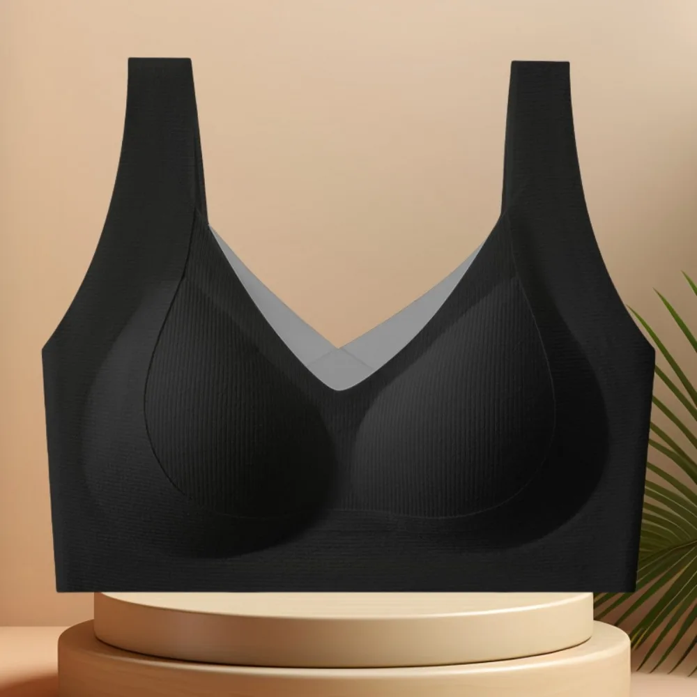 Mesh V Neck Wireless Deep V Bra Close-fitting Shockproof Push Up Underwear Traceless Gathered Breasts Seamless Bras Running
Mesh V Neck Wireless Deep V Bra Close-fitting Shockproof Push Up Underwear Traceless Gathered Breasts Seamless Bras Running