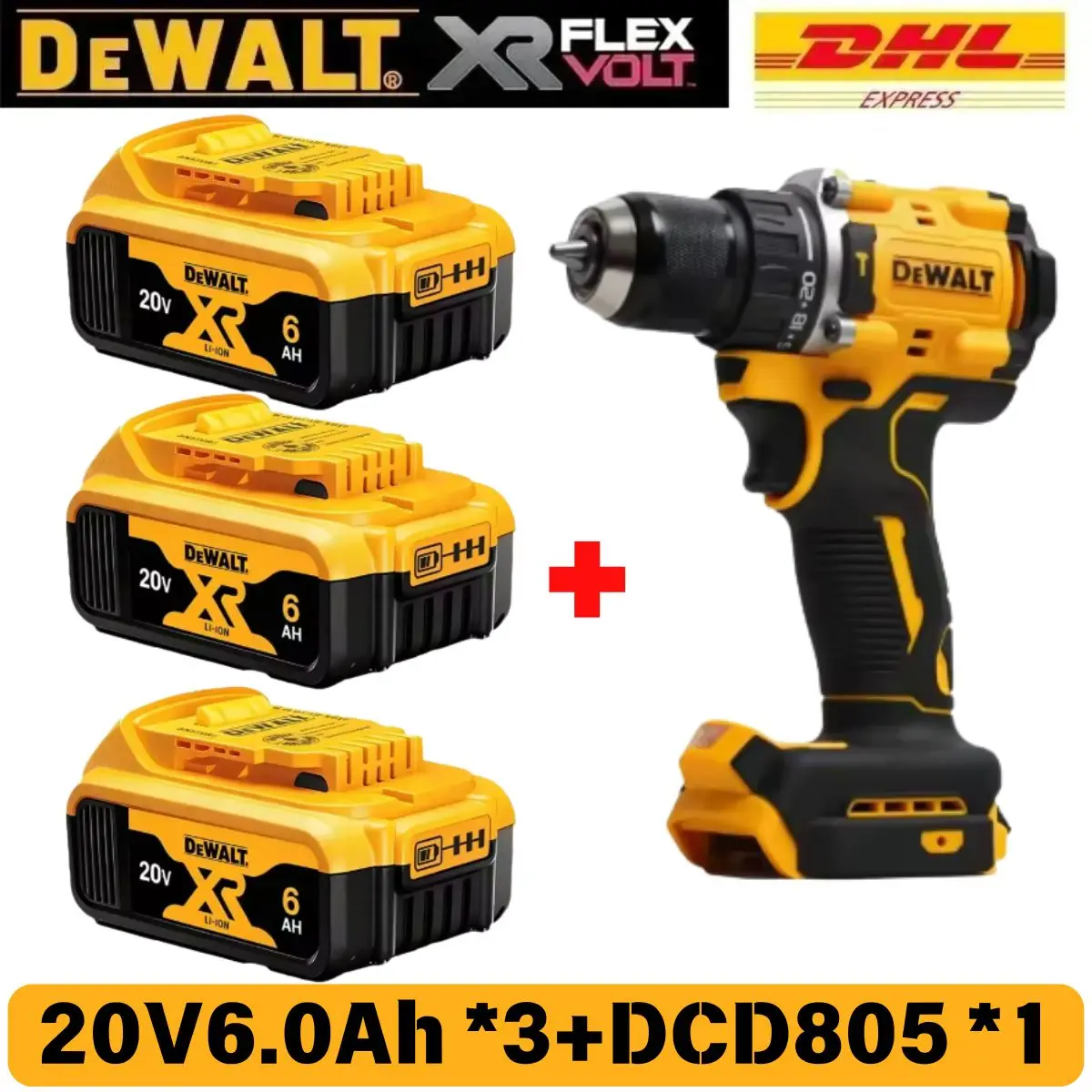 Original DEWALT battery 20V/60V 2-9Ah rechargeable lithium-ion battery ,Dewalt tool charger dewalt battery+electric drill
Original DEWALT battery 20V/60V 2-9Ah rechargeable lithium-ion battery ,Dewalt tool charger dewalt battery+electric drill