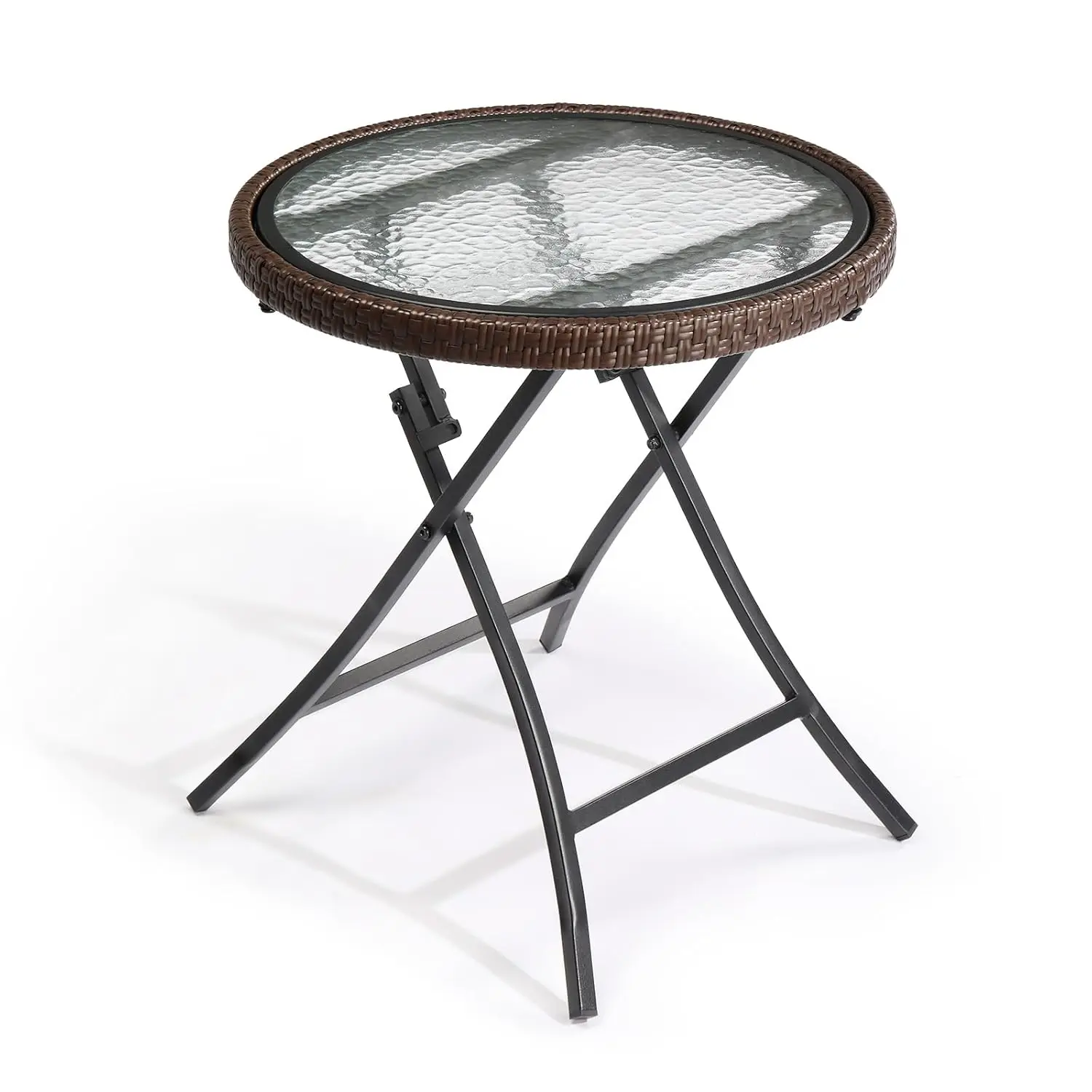 Folding Outdoor Side Tables for Patio, Durable Tempered Glass Top with Metal Frame Foldable Round Side Table, All, Customized
Folding Outdoor Side Tables for Patio, Durable Tempered Glass Top with Metal Frame Foldable Round Side Table, All, Customized