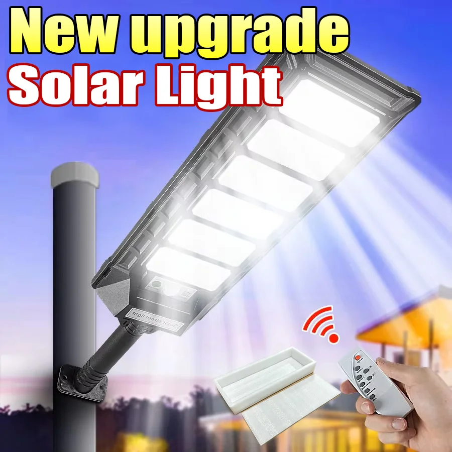 New upgrade Solar Light Powerful LED Street Light With Motion Sensor Outdoor Waterproof Wall Lamp For Garden Yard
New upgrade Solar Light Powerful LED Street Light With Motion Sensor Outdoor Waterproof Wall Lamp For Garden Yard