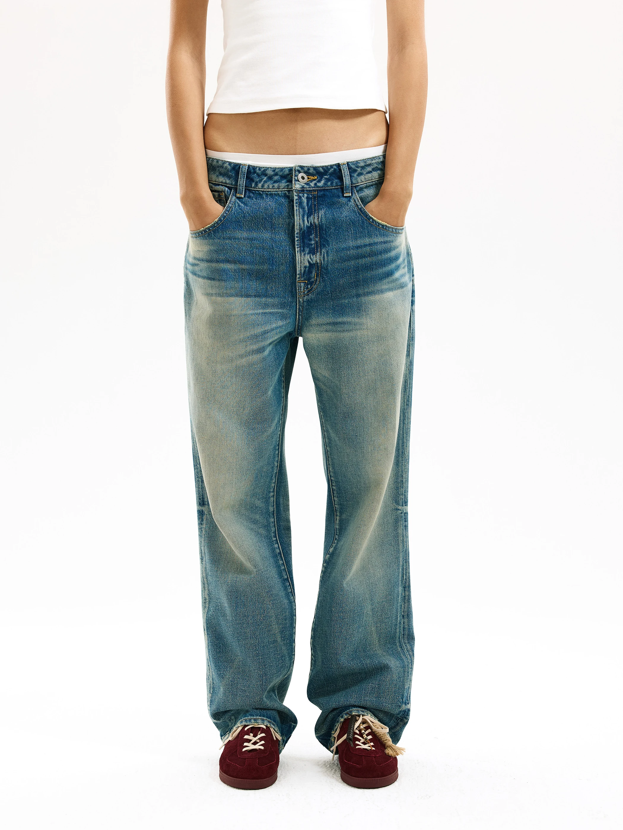 Джинсы Cone ape с низкой талией в стиле ретро, свободные хлопковые брюки l Staed Look, женские джинсы Faion
Джинсы Cone ape с низкой талией в стиле ретро, свободные хлопковые брюки l Staed Look, женские джинсы Faion