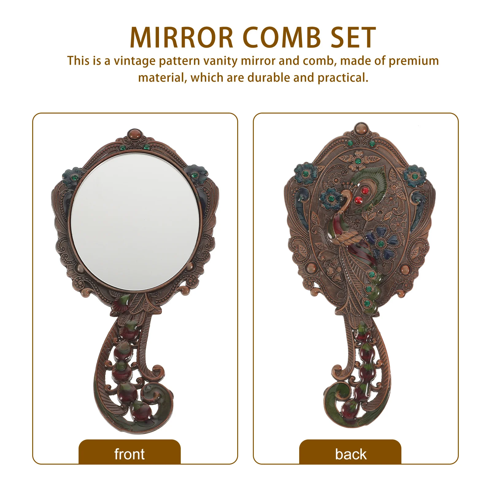 1Set Makeup Mirror and Comb Set Retro Foldable Vanity Mirror for Styling Smooth Combing Experience Ideal for School Pool
1Set Makeup Mirror and Comb Set Retro Foldable Vanity Mirror for Styling Smooth Combing Experience Ideal for School Pool