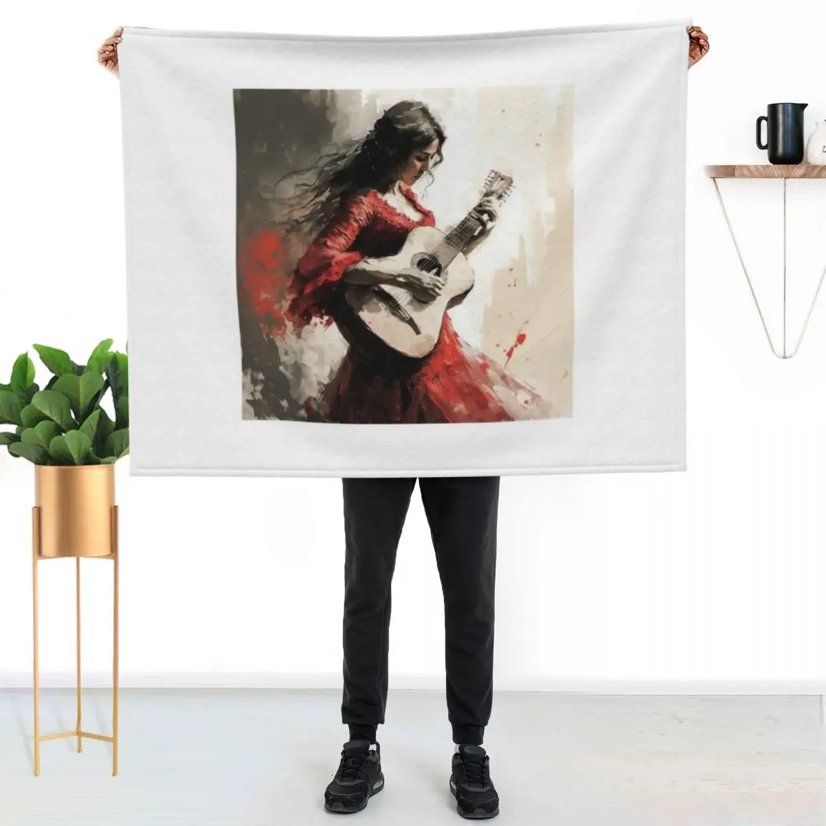 Flamenco Dance Girl Gitana Modern Flamenco Girl Flamenco Passion Throw Blanket Warm Plush Fuzzy Blanket for Living Room
Flamenco Dance Girl Gitana Modern Flamenco Girl Flamenco Passion Throw Blanket Warm Plush Fuzzy Blanket for Living Room