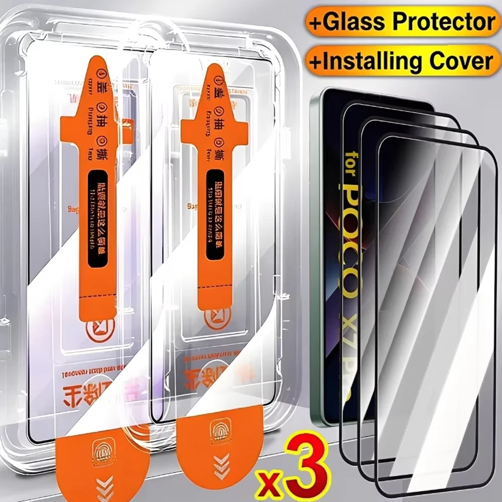 3/1Pcs Screen Protector For Xiaomi Poco X8 Pro Max X8 Pro For Xiaomi Poco F8 Ultra For F8 Pro HD Tempered Glass Protective Film
3/1Pcs Screen Protector For Xiaomi Poco X8 Pro Max X8 Pro For Xiaomi Poco F8 Ultra For F8 Pro HD Tempered Glass Protective Film