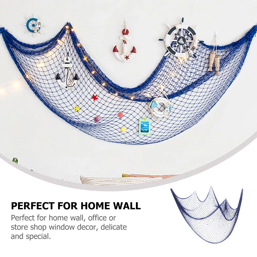 Fish Net Wall Decor Nautical Style Home Office Coastal Bedroom Decorative Netting Unique Design Hemp Rope Wall Hanging For Beach
Fish Net Wall Decor Nautical Style Home Office Coastal Bedroom Decorative Netting Unique Design Hemp Rope Wall Hanging For Beach