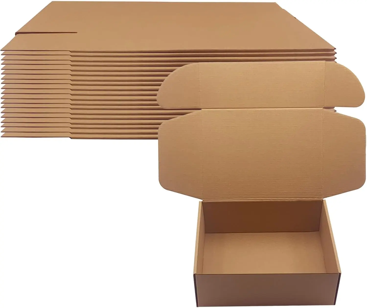 11x8x4 inch Shipping Boxes Pack of 20, Brown Corrugated Cardboard Mailer Boxes for Small Business, Recyclable Moving Storage
11x8x4 inch Shipping Boxes Pack of 20, Brown Corrugated Cardboard Mailer Boxes for Small Business, Recyclable Moving Storage