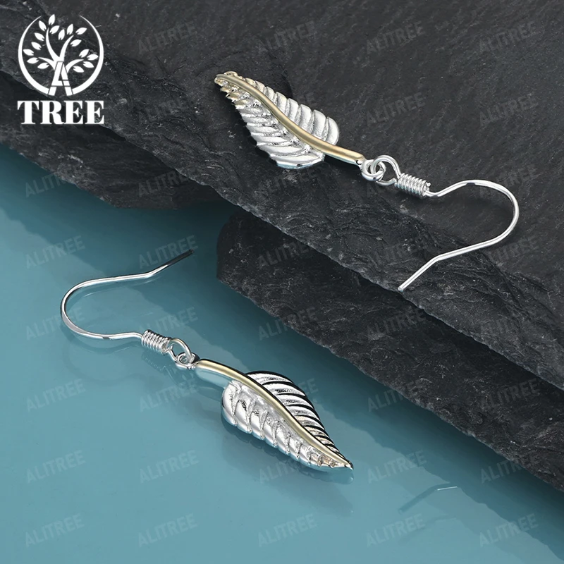 Fashion Jewelry 925 Sterling Silver Fine Feather Drop Earring For Lady Engagement Party Wedding Accessories Birthday Gift
Fashion Jewelry 925 Sterling Silver Fine Feather Drop Earring For Lady Engagement Party Wedding Accessories Birthday Gift