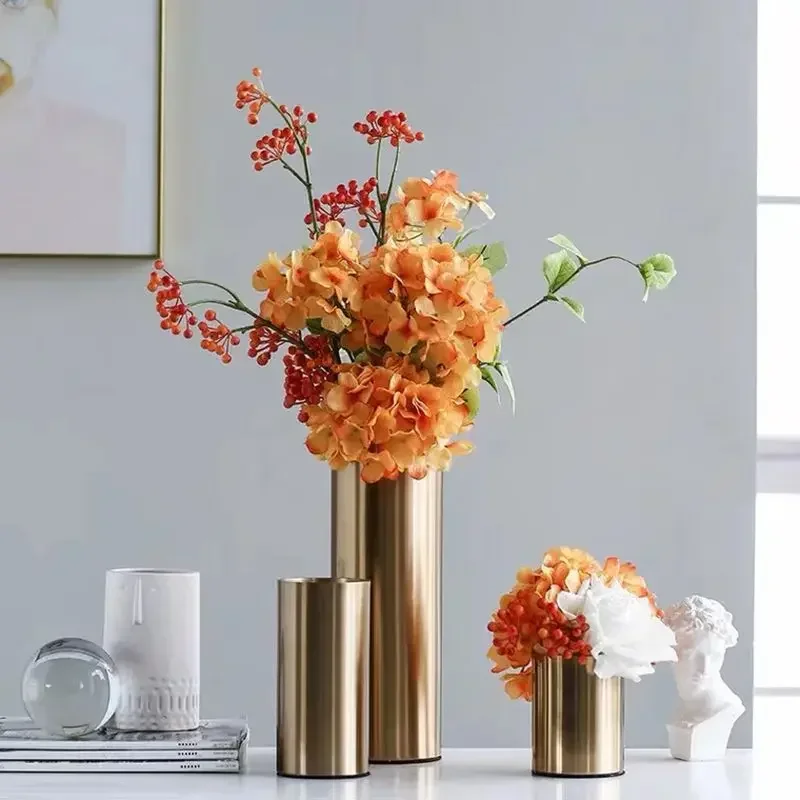 Light Luxury Metal Flower Vase Europe Minimalist Living Room Balcony Office Desk Flowerpot Decor Green Planters Garden Organizer
Light Luxury Metal Flower Vase Europe Minimalist Living Room Balcony Office Desk Flowerpot Decor Green Planters Garden Organizer