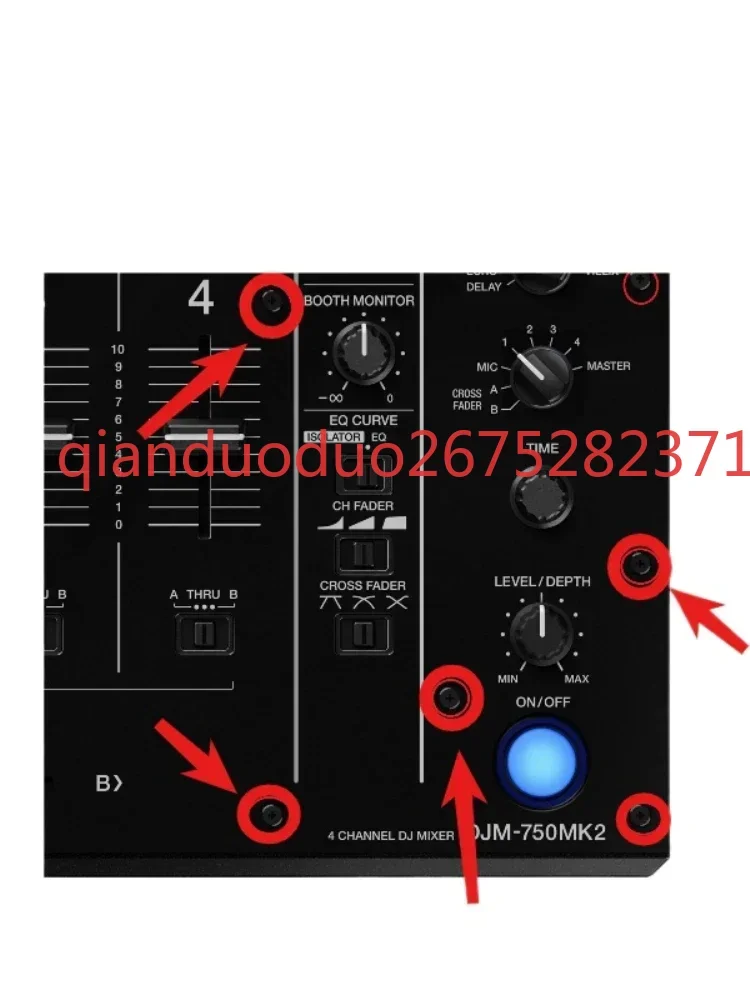 Pioneer DJM Mixer 250MK2 450, S9, S7, S11, 750MK2, 900NXS2, V10, V10LF Dedicated Screws Black and White
Pioneer DJM Mixer 250MK2 450, S9, S7, S11, 750MK2, 900NXS2, V10, V10LF Dedicated Screws Black and White