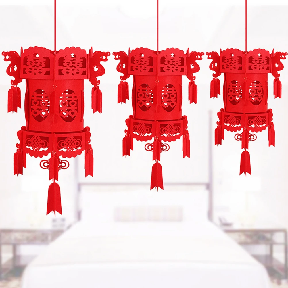 2 PCS Light Chinese Lanterns Style Joyful Decorations Red Spring Festival Hanging
2 PCS Light Chinese Lanterns Style Joyful Decorations Red Spring Festival Hanging
