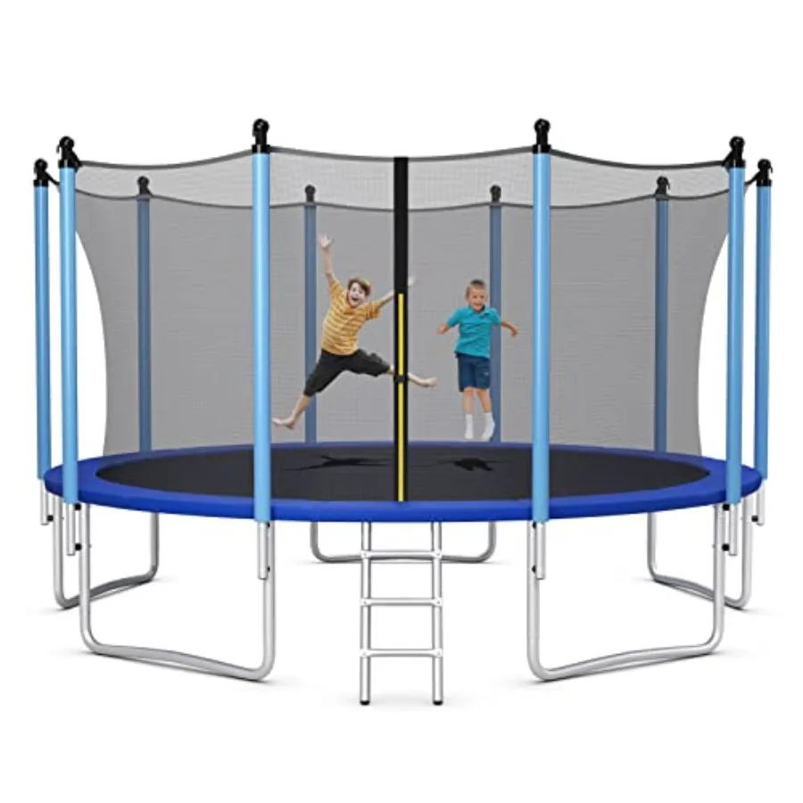 Уличный большой батут для отдыха для взрослых 8-16 футов с лестницей, одобренный ASTM, из толстых стальных труб, износостойкий, всепогодный
Уличный большой батут для отдыха для взрослых 8-16 футов с лестницей, одобренный ASTM, из толстых стальных труб, износостойкий, всепогодный