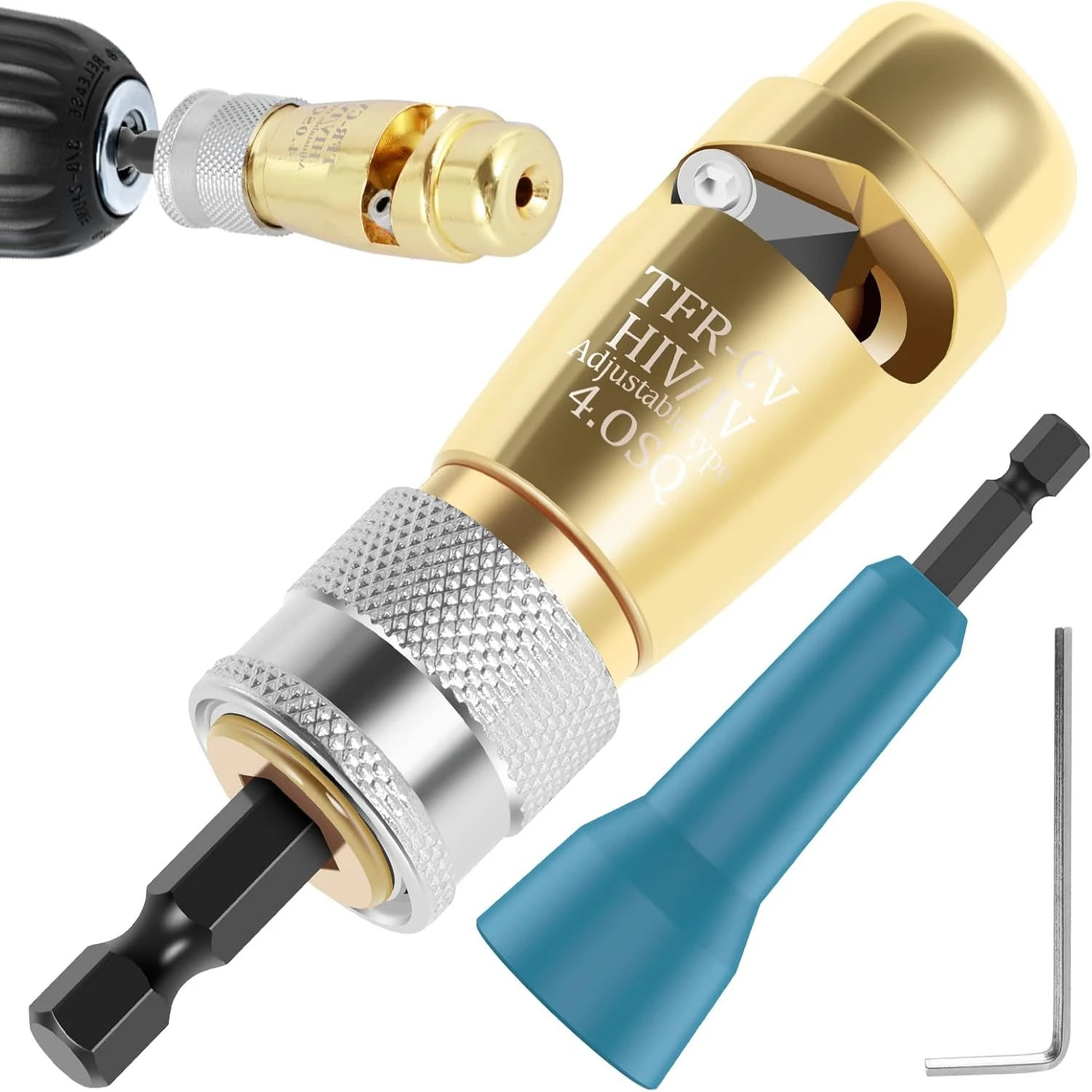 High-Quality Professional Portable Silver Adjustable Wire Stripping and Twisting Tool Set for Power Drill - Ideal Electricians W
High-Quality Professional Portable Silver Adjustable Wire Stripping and Twisting Tool Set for Power Drill - Ideal Electricians W