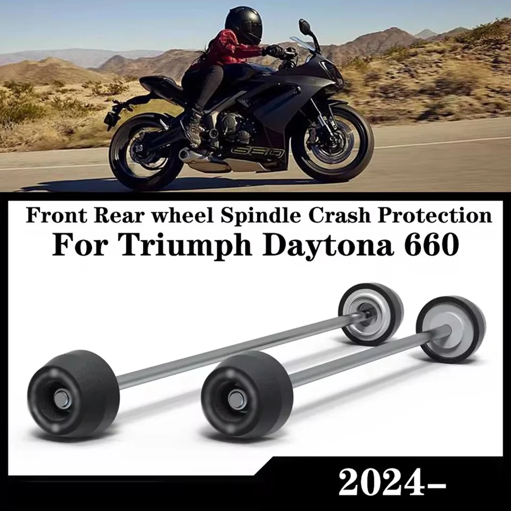 For Triumph Daytona 660 Daytona660 2024 2025 Motorcycle Front & Rear Axle Fork Crash Sliders Wheel Protection
For Triumph Daytona 660 Daytona660 2024 2025 Motorcycle Front & Rear Axle Fork Crash Sliders Wheel Protection