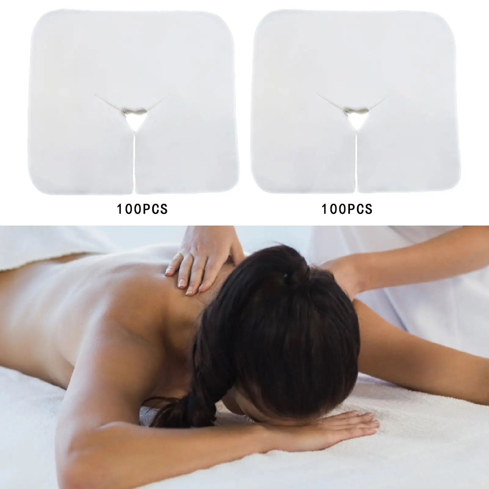 100Pcs Disposable Face Cradle Covers Beauty Salon Household Headrest Covers
100Pcs Disposable Face Cradle Covers Beauty Salon Household Headrest Covers