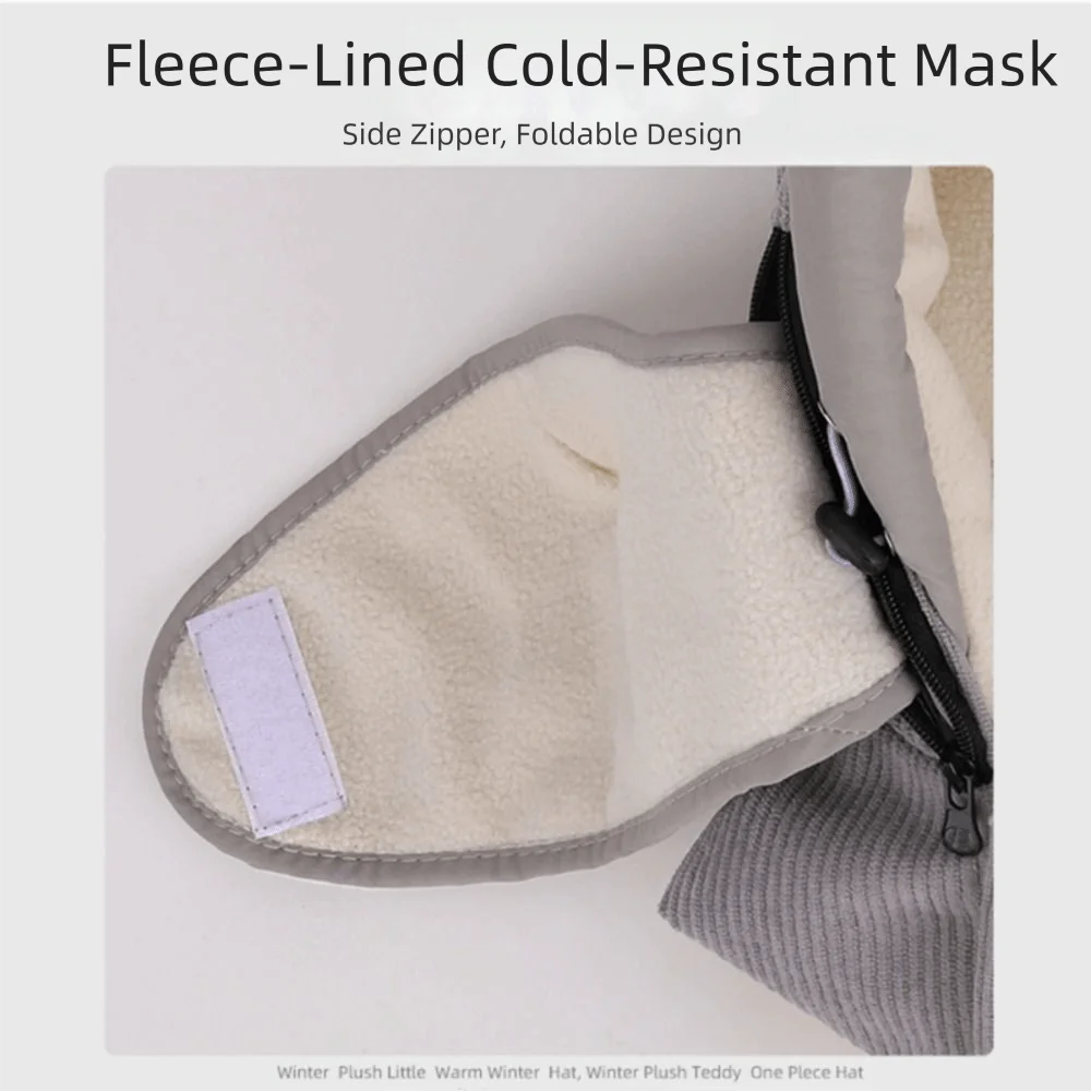 Casual Removable Mask Winter Mask Hat Windproof Head Cover Riding Lei Feng Hat Cold Proof Warm Warm Ski Hat Hiking
Casual Removable Mask Winter Mask Hat Windproof Head Cover Riding Lei Feng Hat Cold Proof Warm Warm Ski Hat Hiking