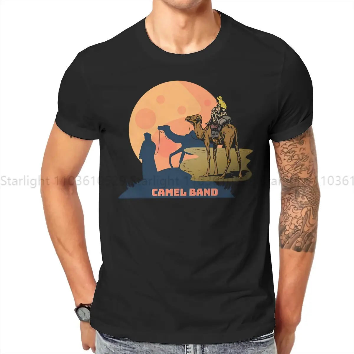 Мужская хипстерская футболка Camel, оригинальная рубашка с изображением заката, уличная одежда в стиле Харадзюку
Мужская хипстерская футболка Camel, оригинальная рубашка с изображением заката, уличная одежда в стиле Харадзюку