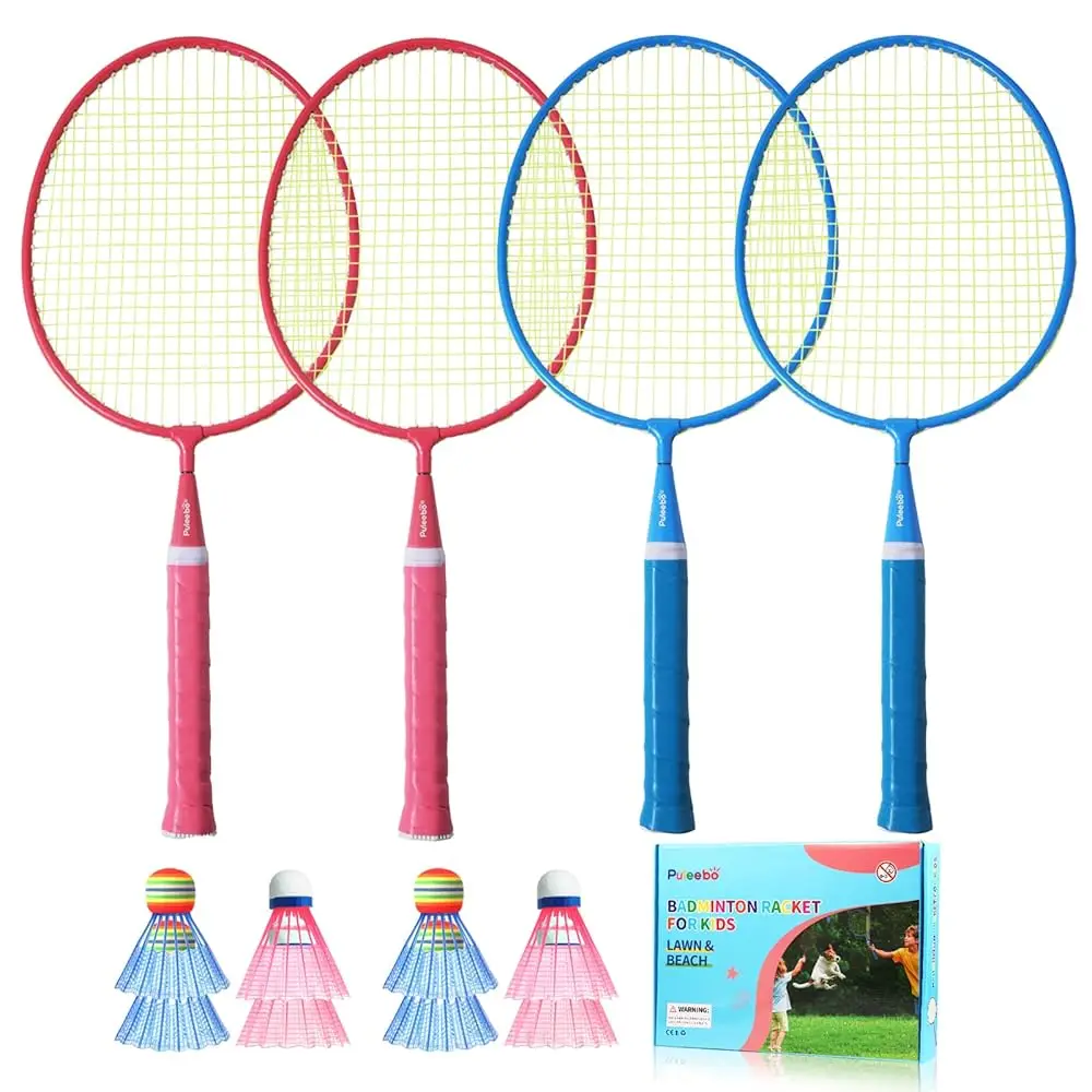 Badminton Racket for Kids - Outdoor Racquet Sports Toys for Children with shuttlecocks, Beach Lawn Yard Badminton Set Game fo
Badminton Racket for Kids - Outdoor Racquet Sports Toys for Children with shuttlecocks, Beach Lawn Yard Badminton Set Game fo